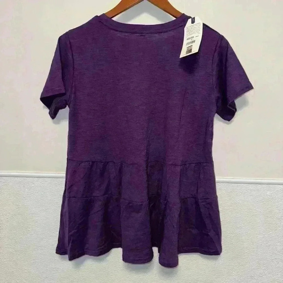 LSU Tigers Boxercraft Women’s Purple Willow Tee Louisiana State Uni/Medium - Picture 10 of 12